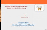 14-1 CH-4 Part 1 Mass Spectroscopy Prepared By Dr. Khalid Ahmad Shadid Islamic University in Madinah Department of Chemistry.