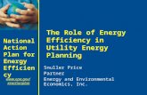 National Action Plan for Energy Efficiency  eeactionplan The Role of Energy Efficiency in Utility Energy Planning Snuller Price Partner Energy.