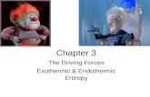 Chapter 3 The Driving Forces Exothermic & Endothermic Entropy.