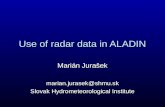 Use of radar data in ALADIN Marián Jurašek marian.jurasek@shmu.sk Slovak Hydrometeorological Institute.