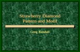 Strawberry Diamond Pattern and Motif Greg Randall.
