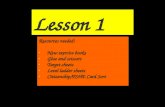 Lesson 1 Resources needed: New exercise books Glue and scissors Target sheets Level ladder sheets Citizenship/PSHE Card Sort.