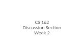 CS 162 Discussion Section Week 2. Who am I? Haoyuan (HY) Li haoyuan haoyuan@cs.berkeley.edu Office Hours: 1pm-3pm Monday @