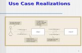 1 Use Case Realizations. 2 Topics Design Patterns and the Use Case Controller Design Patterns and the Use Case Controller Use Case Realization Use Case.