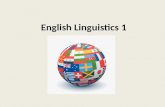 English Linguistics 1. 3 What's in a word: lexicology 3.1Conceptual and lexical categories 3.1.1Conceptual categories 3.1.2Lexical categories 3.2Words.