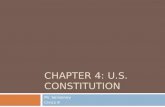 CHAPTER 4: U.S. CONSTITUTION Mr. Senseney Civics 9.