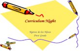 Curriculum Night Kyrene de los Ninos First Grade.