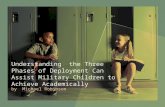 Understanding the Three Phases of Deployment Can Assist Military Children to Achieve Academically by Michael Robinson.