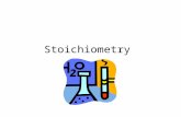 Stoichiometry. Defined Stoichiometry –The study of quantitative (measurable) relationships that exist in chemical formulas and chemical reactions. You.