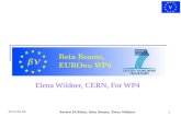 Review EUROnu, Beta Beams, Elena Wildner1 Elena Wildner, CERN, For WP4 1 2010-06-04.
