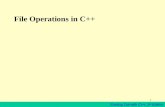 Starting Out with C++, 3 rd Edition 1 File Operations in C++