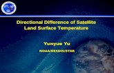 1 Directional Difference of Satellite Land Surface Temperature Yunyue Yu NOAA/NESDIS/STAR.