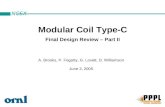 NCSX A. Brooks, P. Fogarty, G. Lovett, D. Williamson June 3, 2005 Modular Coil Type-C Final Design Review – Part II.