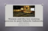 Women and the law-making process in post-Suharto Indonesia Aditya Perdana Hamburg University adperd@yahoo.com.
