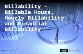 Imagine the result Billability – Billable Hours, Hourly Billability and Financial Billability Imagine the result.