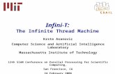 Infini-T: The Infinite Thread Machine Krste Asanovic Computer Science and Artificial Intelligence Laboratory Massachusetts Institute of Technology 12th.