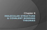 Chapter 8. Two Simple Theories of Covalent Bonding  Valence Shell Electron Pair Repulsion Theory __________ R. J. Gillespie - 1950’s  Valence Bond Theory.