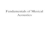 Fundamentals of Musical Acoustics. What is sound? air pressure time.