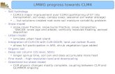 LMWG progress towards CLM4 –Soil hydrology CLM3.5 major improvement over CLM3 (partitioning of ET into transpiration, soil evap, canopy evap; seasonal.
