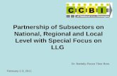 Partnership of Subsectors on National, Regional and Local Level with Special Focus on LLG February 2-3, 2011 Dr. Borbély-Pecze Tibor Bors.