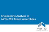 Engineering Analysis of NFPA 285 Tested Assemblies.
