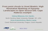 Helena Mitasova, NCSU From point clouds to Voxel Models: High Resolution Modeling of Dynamic Landscapes in Open Source GIS: Cape Hatteras example Helena.