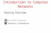 Computer Science & Engineering Introduction to Computer Networks Routing Overview.