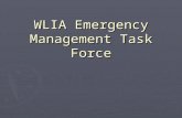 WLIA Emergency Management Task Force. Introduction ► Video Presentation ► Purpose ► History  How EMTF was started  11 meetings in 13 months ► Tasks.