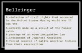 Bellringer A violation of civil rights that occurred in the United States during World War II was the A.arrests made as a result of the Palmer raids B.passage.