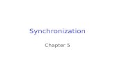 Synchronization Chapter 5. Outline 1.Clock synchronization 2.Logical clocks 3.Global state 4.Election algorithms 5.Mutual exclusion 6.Distributed transactions.
