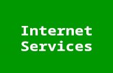 Internet Services. Today’s Goal: Internet Services To become able to appreciate the role of the Internet in today’s computing To look at several services.