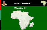 WEST AFRICA Chapter 5.1. Geography of Africa Main Idea 1:Main Idea 1: –The landforms, water, climate, and plant life affected history in West Africa.