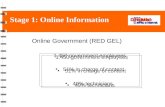 Stage 1: Online Information Online Government (RED GEL) 1,450 government employees 51% in charge of content 49% technicians.