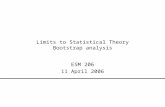 Limits to Statistical Theory Bootstrap analysis ESM 206 11 April 2006.