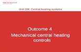 Outcome 4 Mechanical central heating controls Unit 208: Central heating systems.