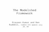The Modelshed Framework Praveen Kumar and Ben Ruddell, CUAHSI HIS Update July 28, 04.