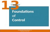 13 Chapter Foundations of Control Copyright ©2011 Pearson Education, Inc. Publishing as Prentice Hall.