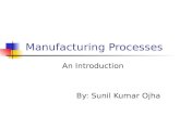 Manufacturing Processes An Introduction By: Sunil Kumar Ojha.