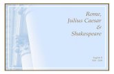 Rome, Julius Caesar & Shakespeare English II RSS - 2009.