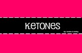 By: Kendra & Ashley. General Structure Carbon double bonded to oxygen with two hydrocarbon groups (alkyl groups) Ketones never have a hydrogen atom attached.