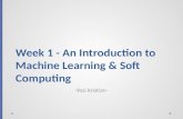 Week 1 - An Introduction to Machine Learning & Soft Computing -Yosi Kristian-