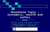 Household fuels - economics, health and safety Philip Lloyd & George Tatham Energy Research Institute & Independent consultant plloyd@freemail.absa.co.za.