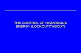 THE CONTROL OF HAZARDOUS ENERGY (LOCKOUT/TAGOUT).