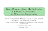 Non-Cooperative Multi-Radio Channel Allocation in Wireless Networks Márk Félegyházi*, Mario Čagalj†, Shirin Saeedi Bidokhti*, Jean-Pierre Hubaux* * Ecole.