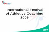 International Festival of Athletics Coaching 2009.