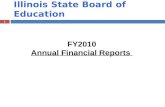 Illinois State Board of Education 1 FY2010 Annual Financial Reports.