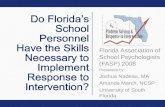 Florida Association of School Psychologists (FASP) 2008 Presented by: Joshua Nadeau, MA Amanda March, NCSP University of South Florida.