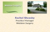 Rachel Sheasby Practice Manager Wolston Surgery.