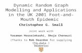 Dynamic Random Graph Modelling and Applications in the UK 2001 Foot-and-Mouth Epidemic Christopher G. Small Joint work with Yasaman Hosseinkashi, Shoja.