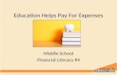 Education Helps Pay For Expenses Middle School Financial Literacy #4.